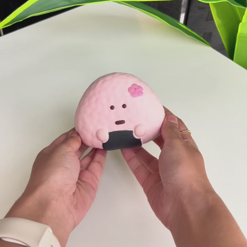 Dudo Pink Rice Ball Squishy Fidget Toy