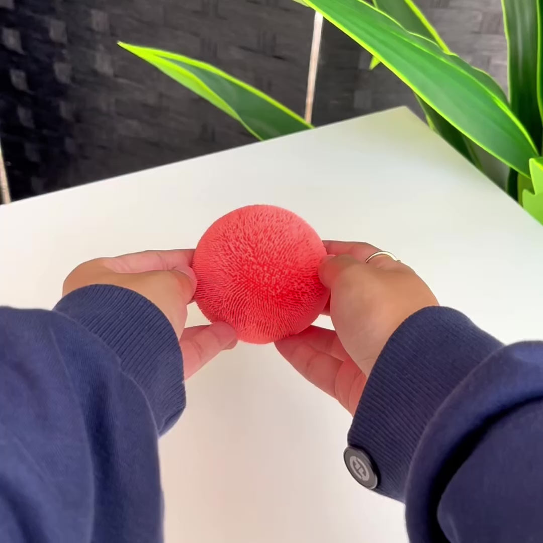 NeeDoh Fuzz Ball Velvet Squeeze Squishy Fidget Toy