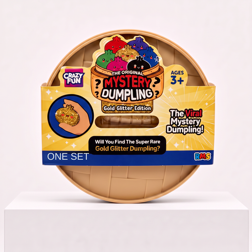 Crazy Fun Mystery Dumpling Gold Glitter Edition packaging
