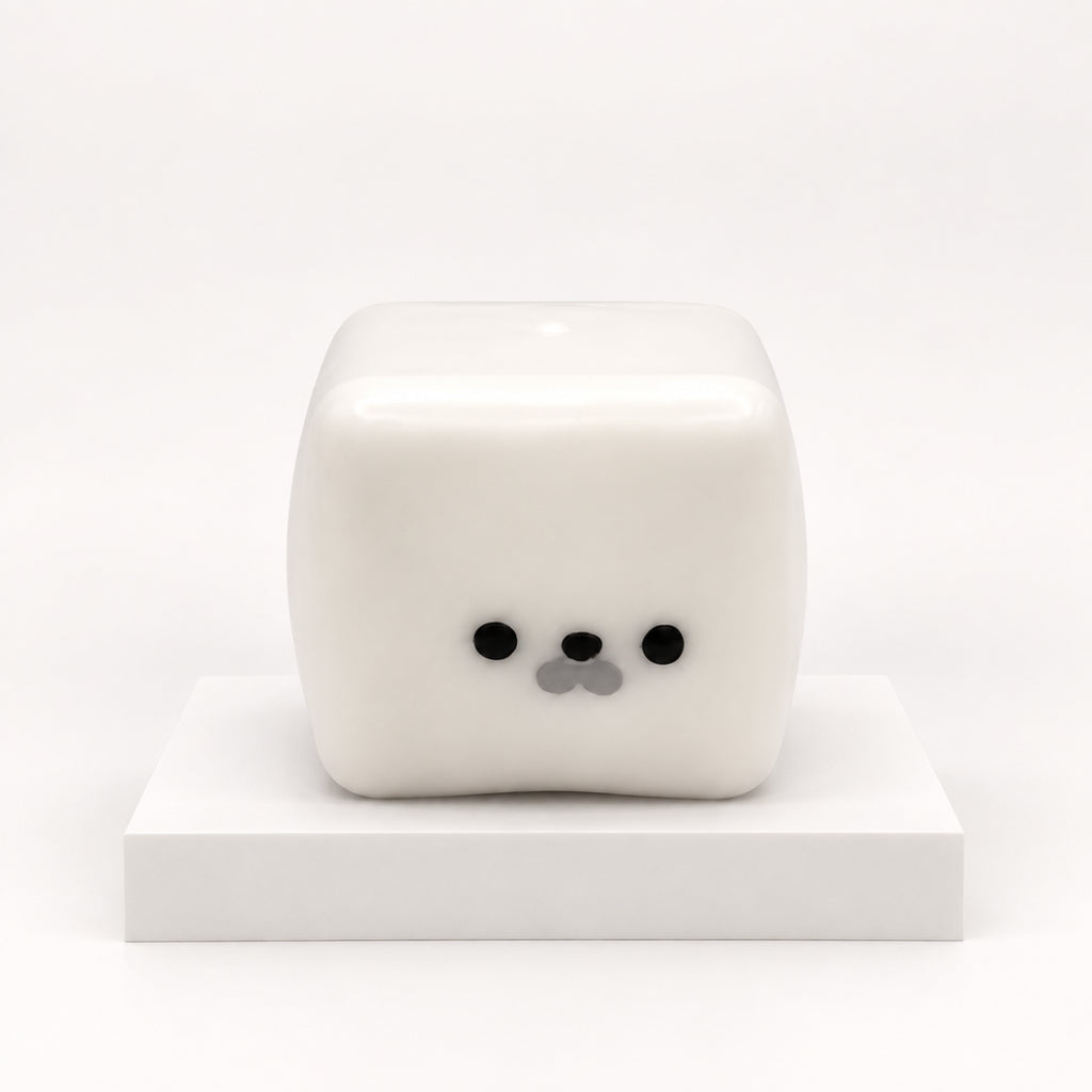 Slow Rising Tofu Seal Squishy Toy