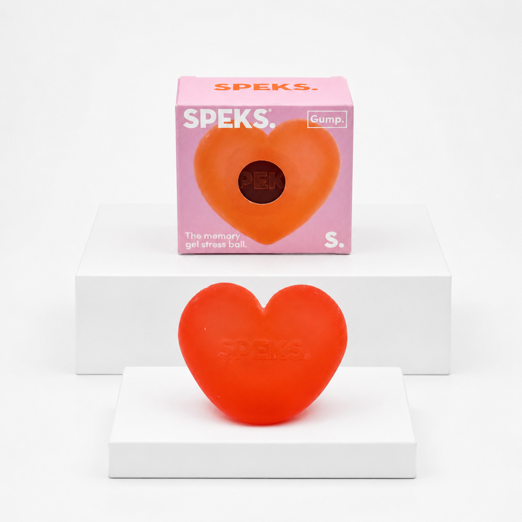 Speks Gump Heart Memory Gel Stress Ball – alternate product view