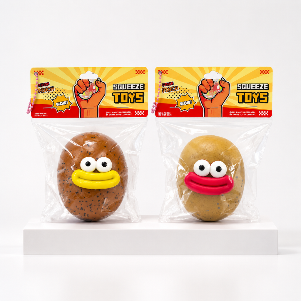 Squeeeze Potato Face Squishy Fidget Toy – main product view