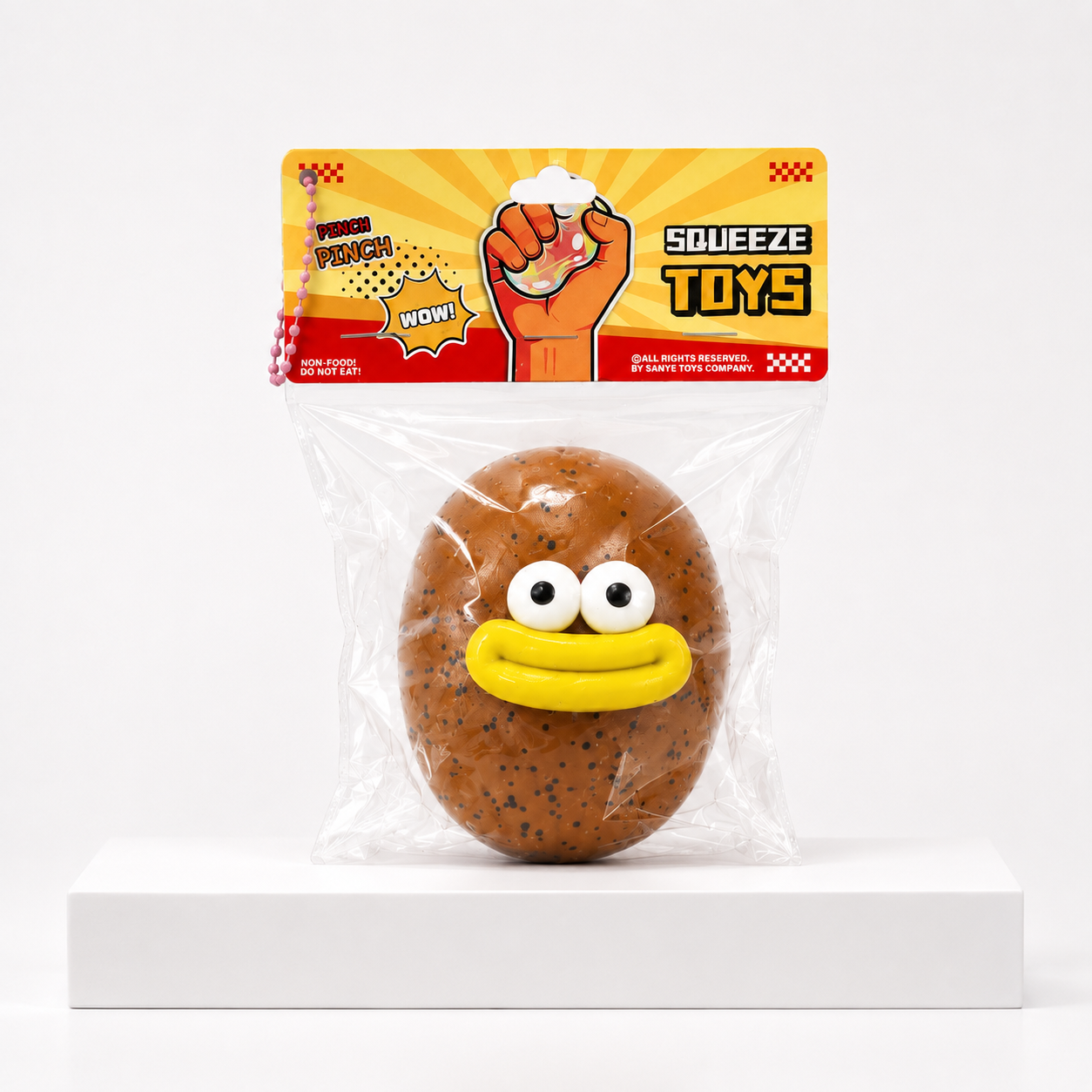 Squeeeze Potato Face Squishy Fidget Toy – alternate product view