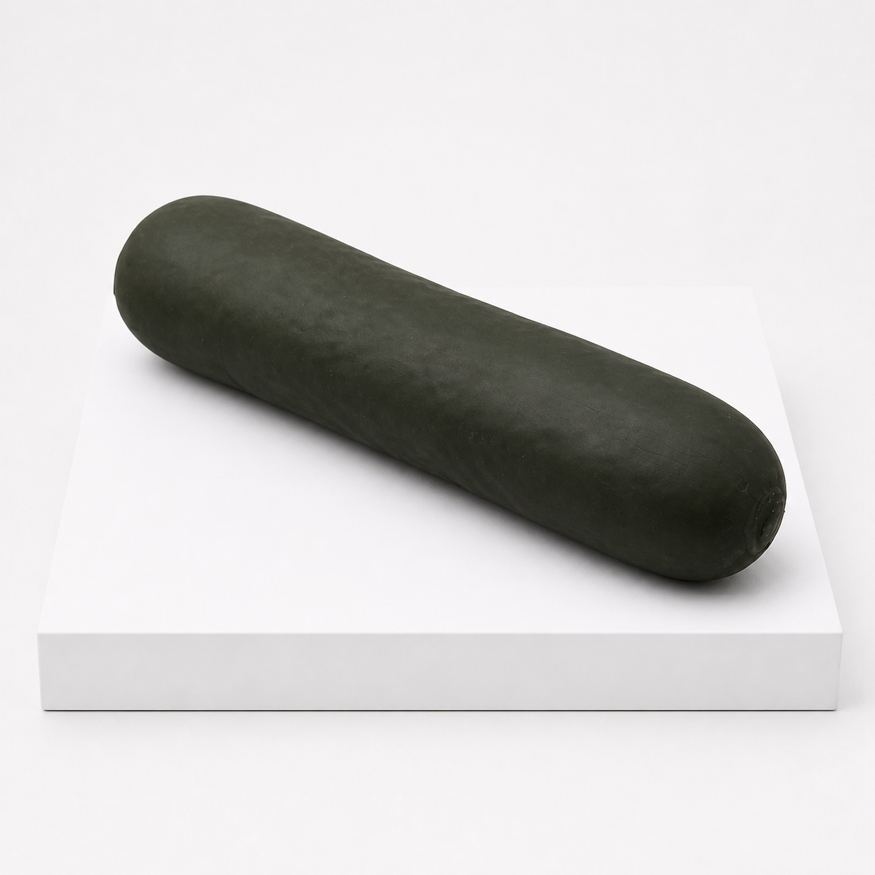Crazy Fun Smush Mart dark green pickle squishy toy