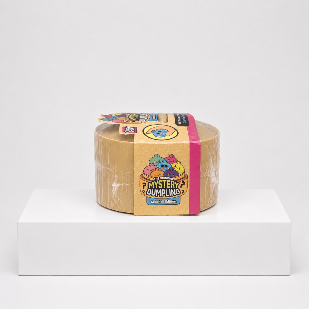 Crazy Fun Mystery Squishy Dumpling Seashell Edition blind box package