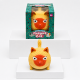 Easy Squeezy Pudgiez Cat Squishy Fidget Toy — Brown