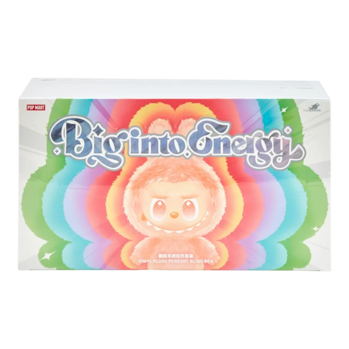 Squish Planet Pop Mart Labubu Big into Energy series vinyl plush pendant blind box case with 6 sealed boxes.