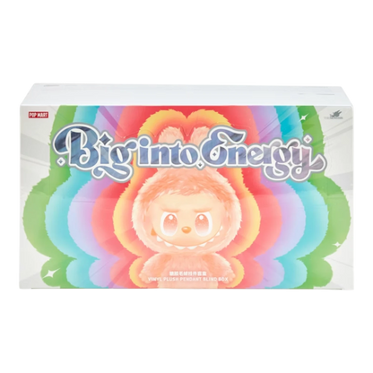 Squish Planet Pop Mart Labubu Big into Energy series vinyl plush pendant blind box case with 6 sealed boxes.