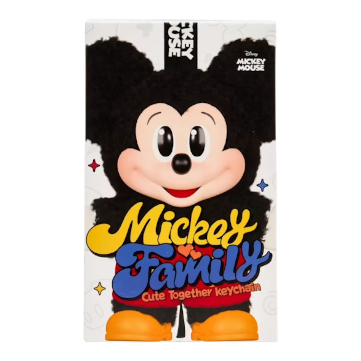Squish Planet Disney Mickey Family Together Series plush keychain blind box featuring Mickey Mouse in his classic outfit. Soft plush.