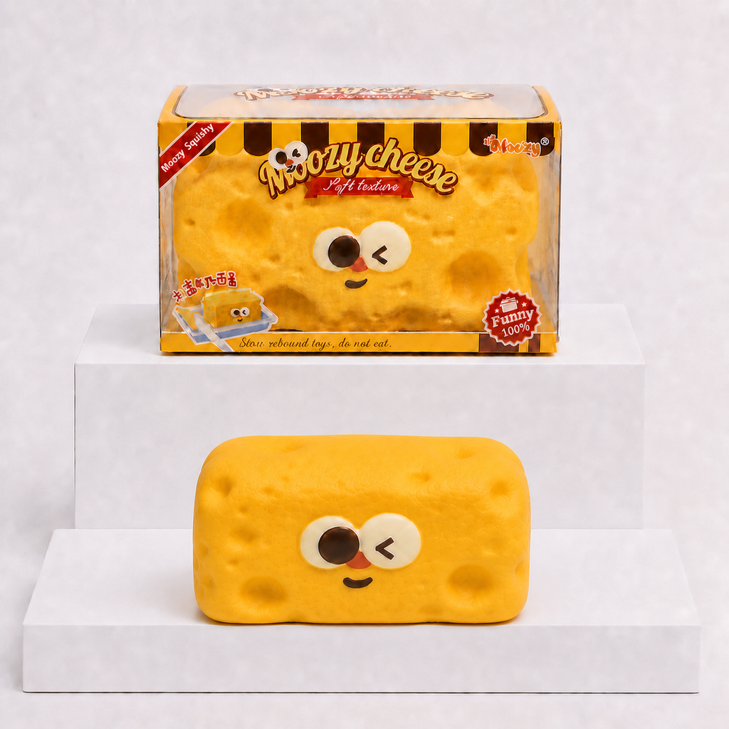 Moozy Squishy Scented Slow Rising Squishy Toy Cheese main product image