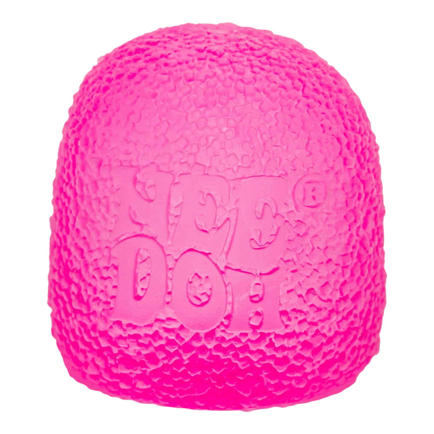 Squish Planet NeeDoh Gumdrop squishy fidget toy in bright pink, textured surface, stress relief toy