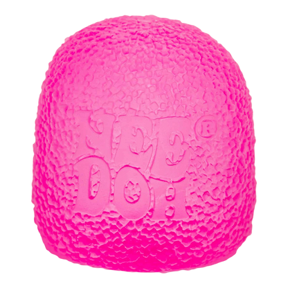Squish Planet NeeDoh Gumdrop squishy fidget toy in bright pink, textured surface, stress relief toy