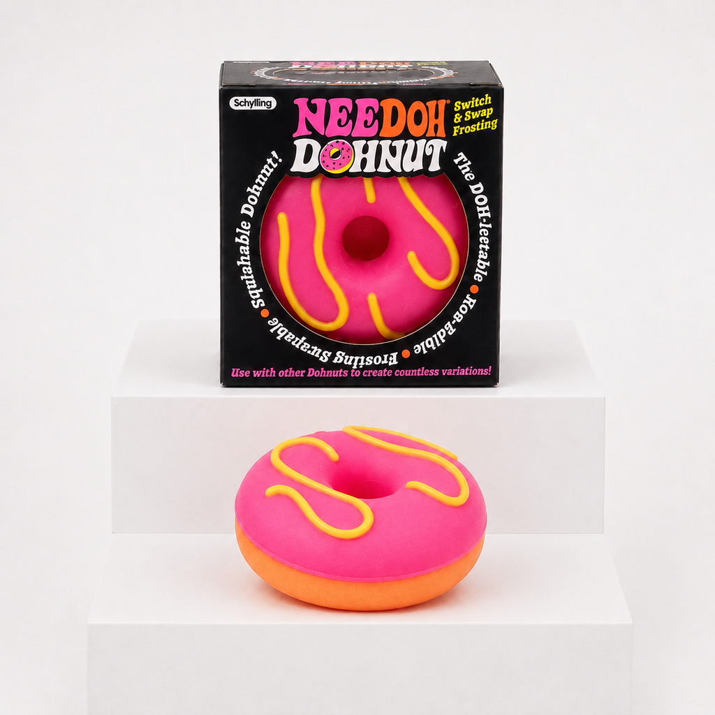NeeDoh Dohnuts Squishy Fidget Toy – Pink variant