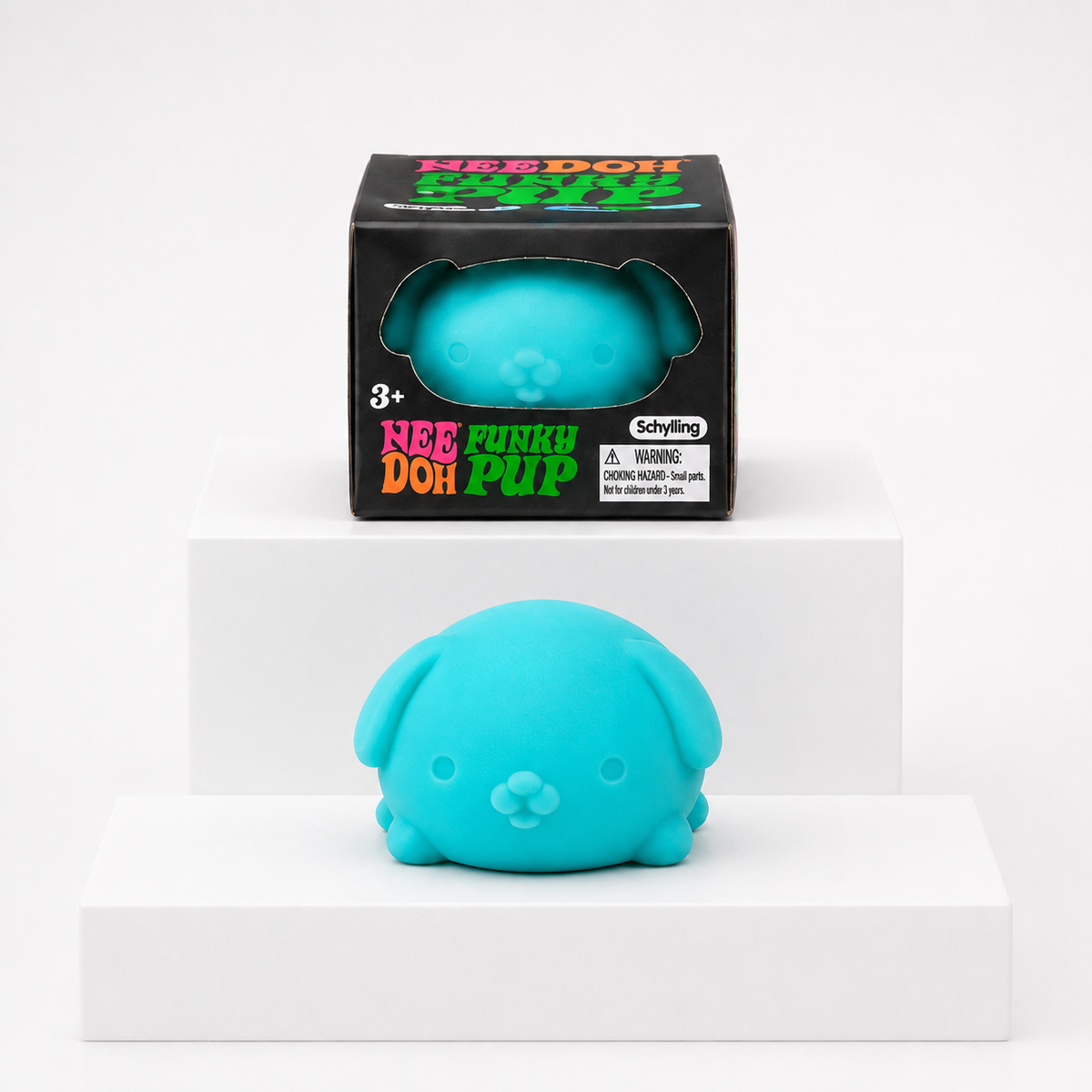 NeeDoh Funky Pup Squishy Fidget Toy – Teal variant