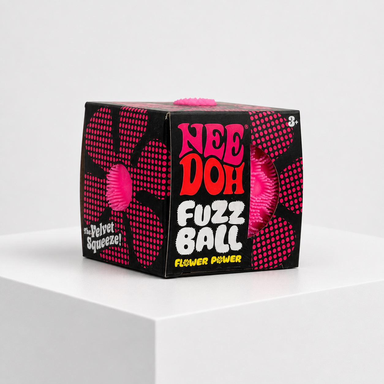 NeeDoh Fuzz Ball Flower Power squishy fidget toy assortment — studio view 5.