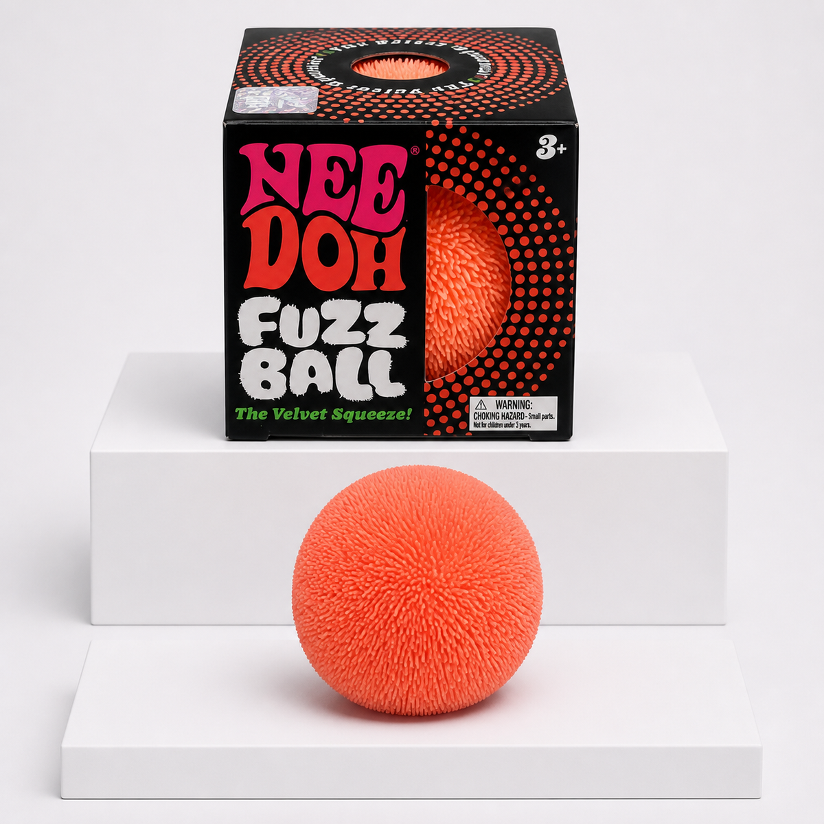 NeeDoh Fuzz Ball Velvet Squeeze Squishy Fidget Toy alternate product view 3