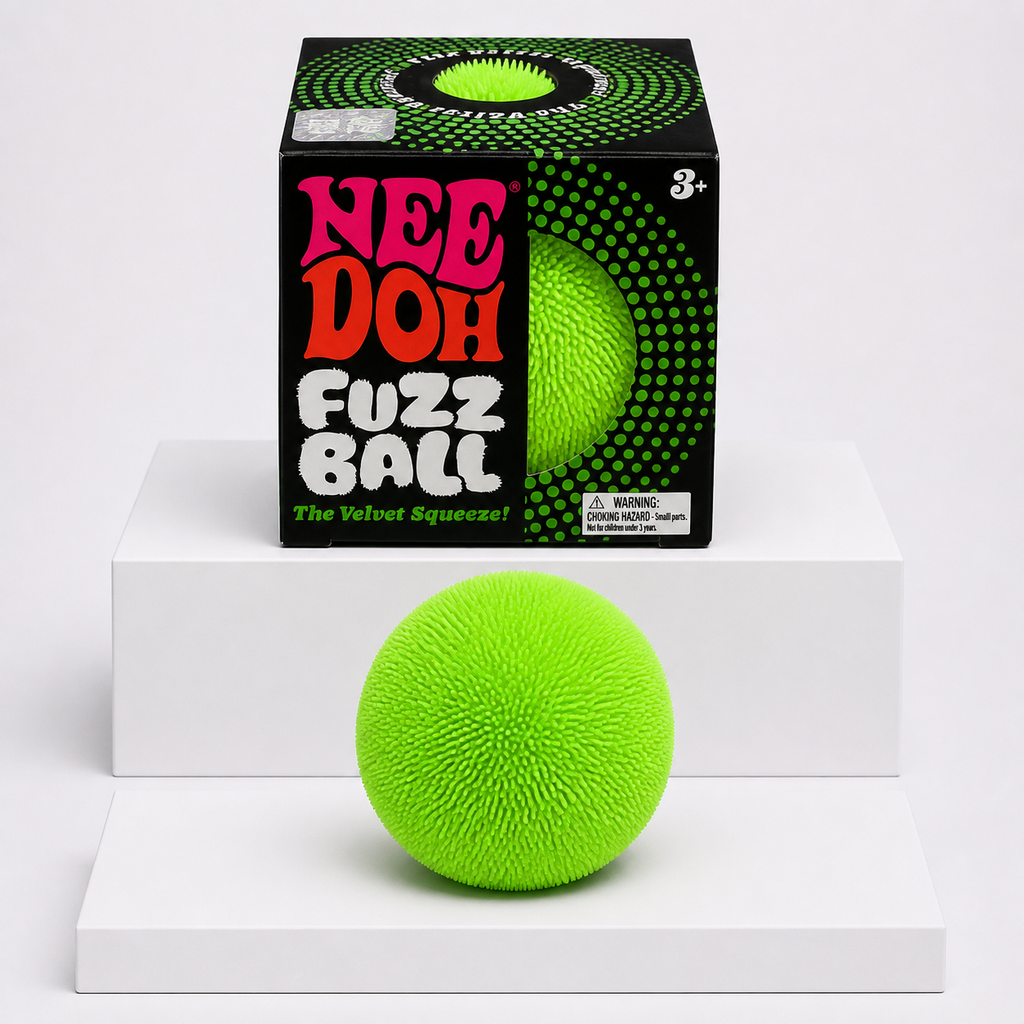NeeDoh Fuzz Ball Velvet Squeeze Squishy Fidget Toy alternate product view 4
