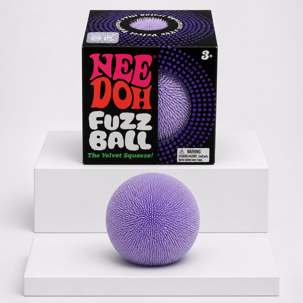 NeeDoh Fuzz Ball Velvet Squeeze Squishy Fidget Toy alternate product view 5
