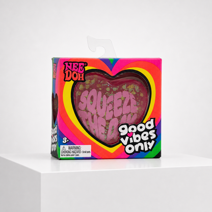 Squish Planet NeeDoh Good Vibes Only Squishy Fidget Toy product image for online shopping.