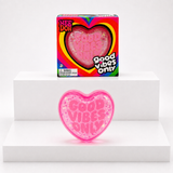 NeeDoh Good Vibes Only Squishy Fidget Toy — Pink