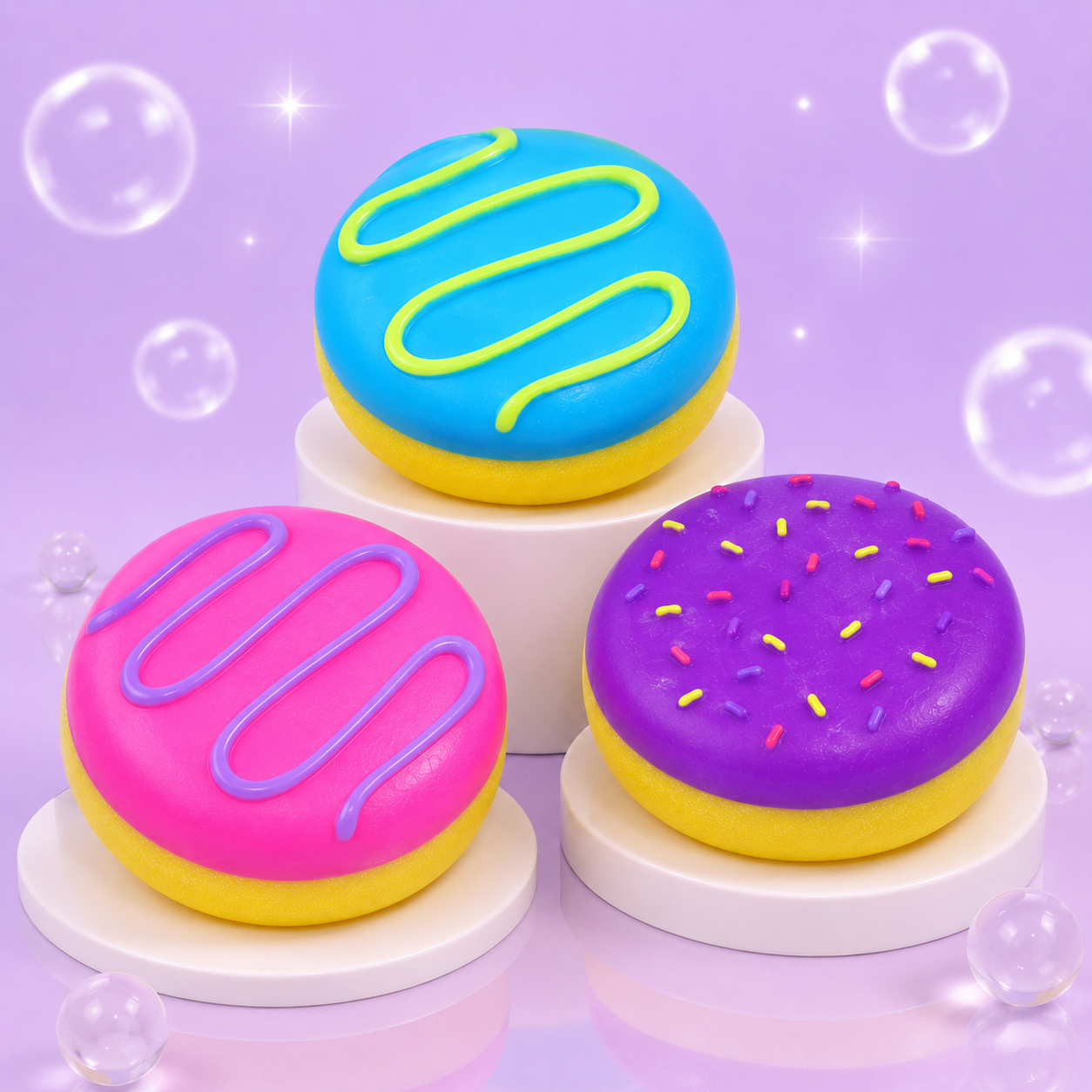 Squish Planet NeeDoh Jelly Dohnut Squishy Fidget Toy product image showing the Squish Planet squishy fidget toy for online shopping — additional product view 2.
