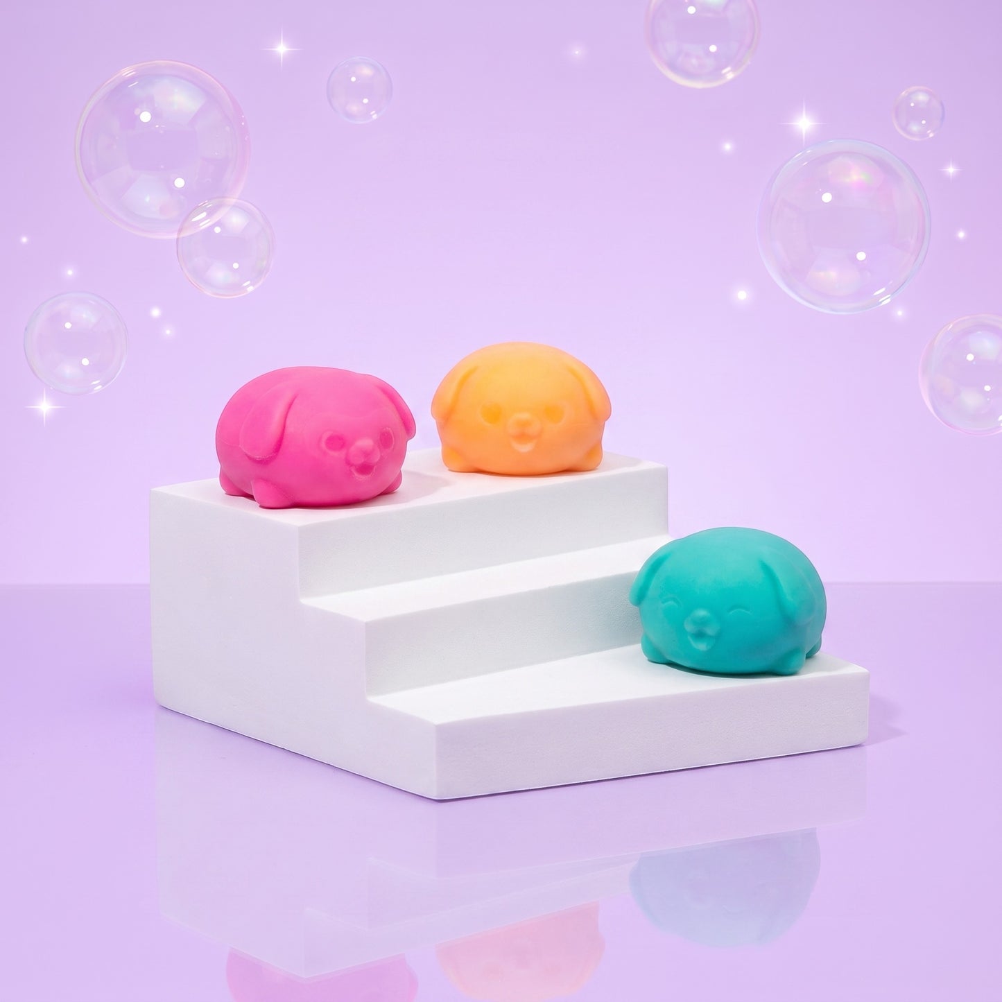Squish Planet NeeDoh Teenie Funky Pups Squishy Fidget Toy Multi Pack product image showing the NeeDoh squishy fidget toy for online shopping — retail packaging.