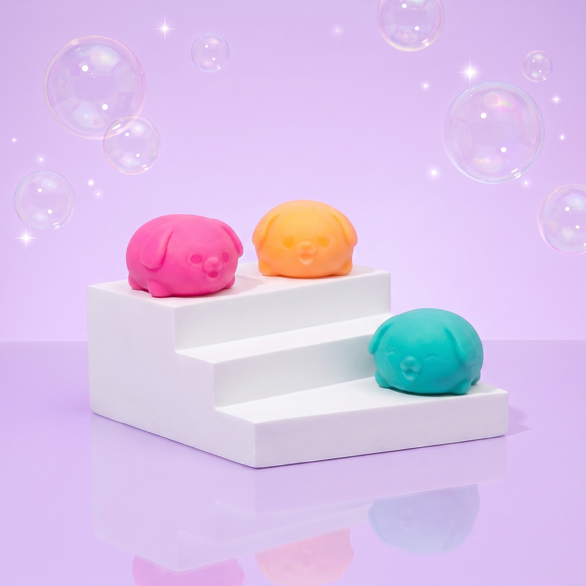 Squish Planet NeeDoh Teenie Funky Pups Squishy Fidget Toy Multi Pack product image showing the NeeDoh squishy fidget toy for online shopping — retail packaging.