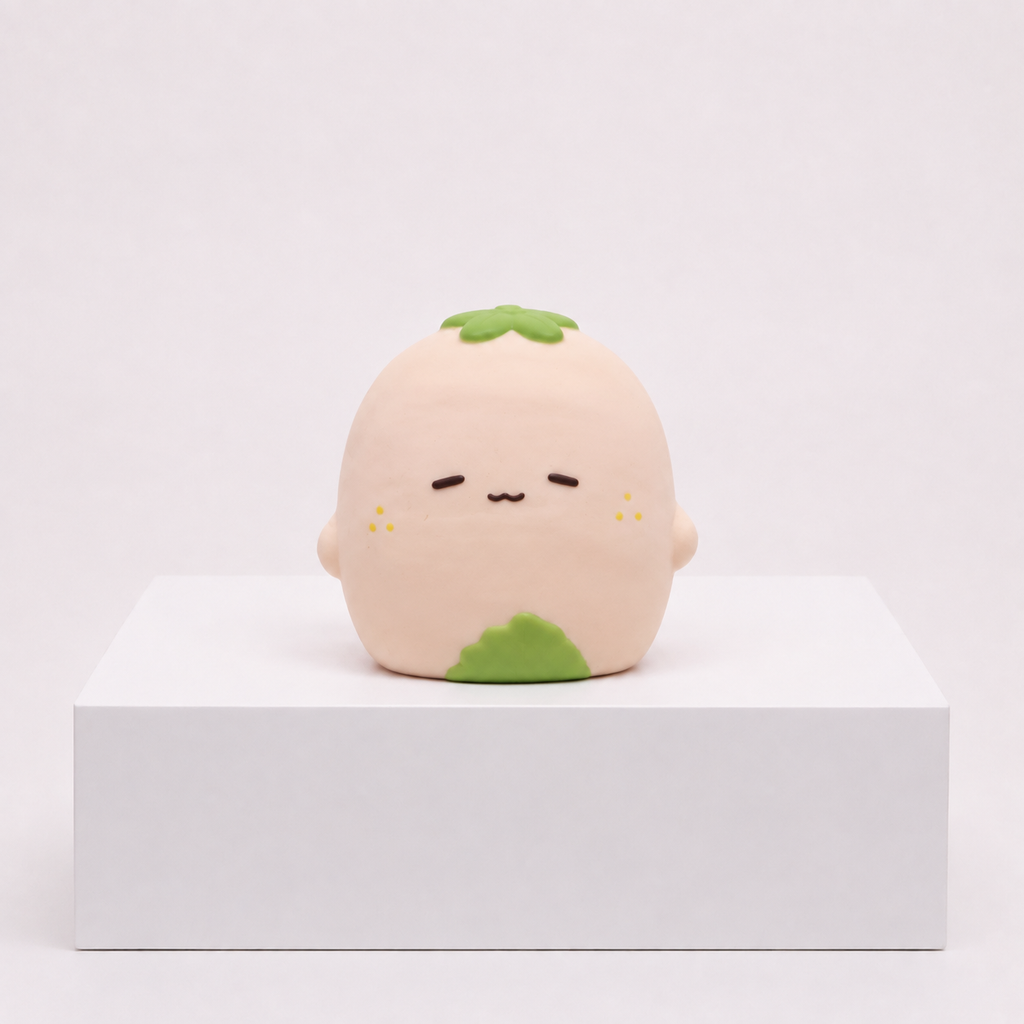 Nunu Flat Series Strawberry Squishy Fidget Toy alternate product view 2