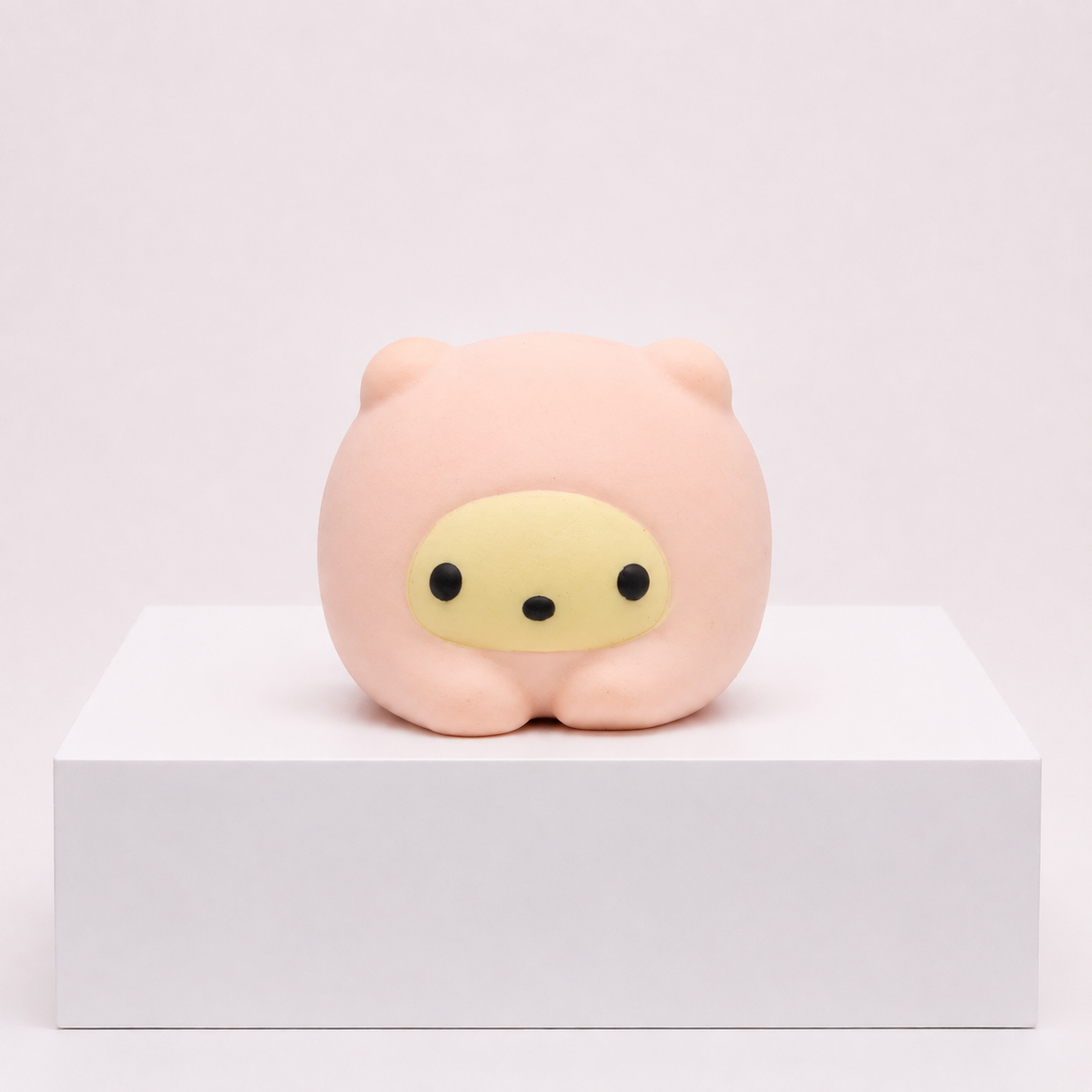 Nunu Pink Pajama Polar Bear Squishy Fidget Toy main product image