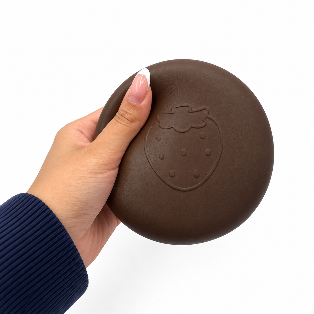 Nunu Strawberry Chocolate Squishy Fidget Toy alternate product view 2
