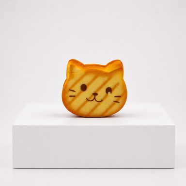 Nyang Nyang Cat Toasted Bread Slow Rise Squishy Fidget Toy – Original variant