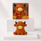PPNC Highland Cow Squishy Fidget Toy — Brown