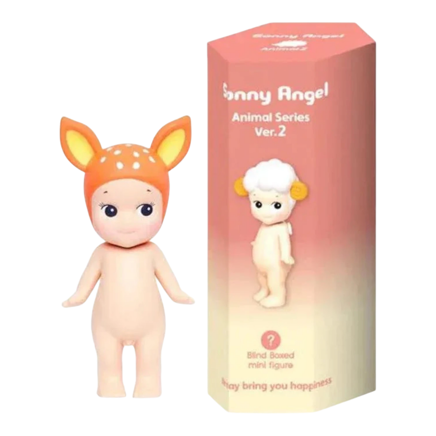 Squish Planet Sonny Angel Animal Series Ver.2 blind box figure, deer design, PVC collectible