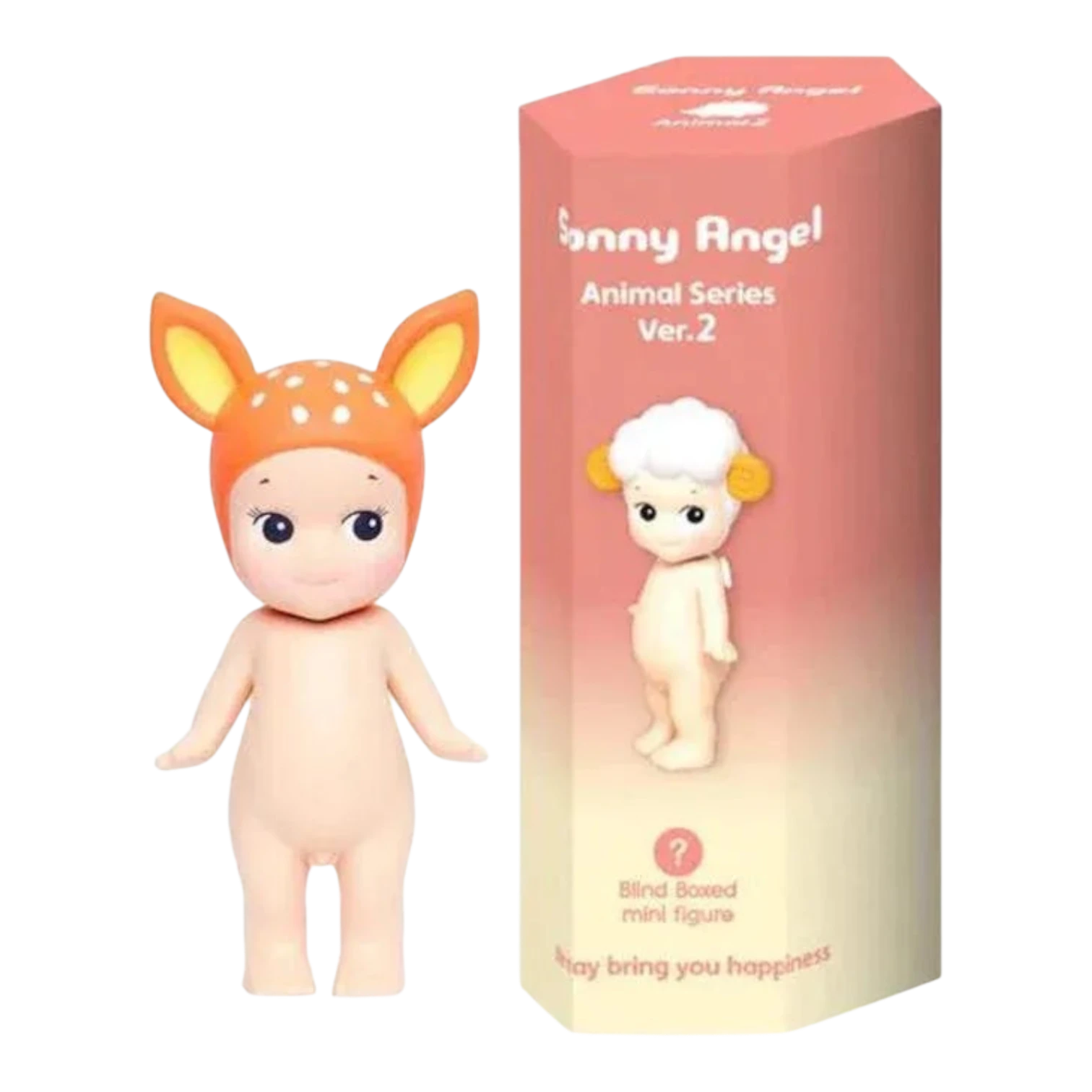 Squish Planet Sonny Angel Animal Series Ver.2 blind box figure, deer design, PVC collectible