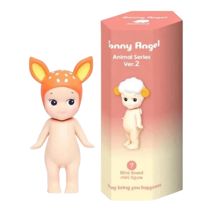 Squish Planet Sonny Angel Animal Series Ver.2 blind box figure, deer design, PVC collectible