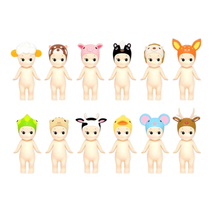 Squish Planet Sonny Angel Animal Series Ver.2 blind box figures: sheep, dog, pig, cow, bear, deer, frog, camel, cow, duck, mouse, reindeer.