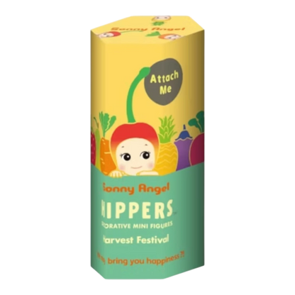 Sonny Angel HIPPERS Decorative Harvest Series blind box with fruit and vegetable designs. Collectible PVC figure.