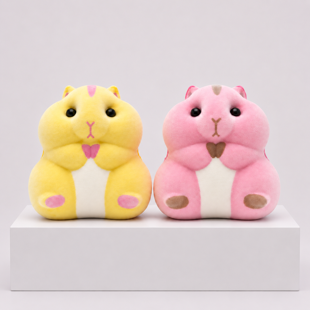 Squeesh Yum Velvet Hamster Squishy Fidget Toy alternate product view 2