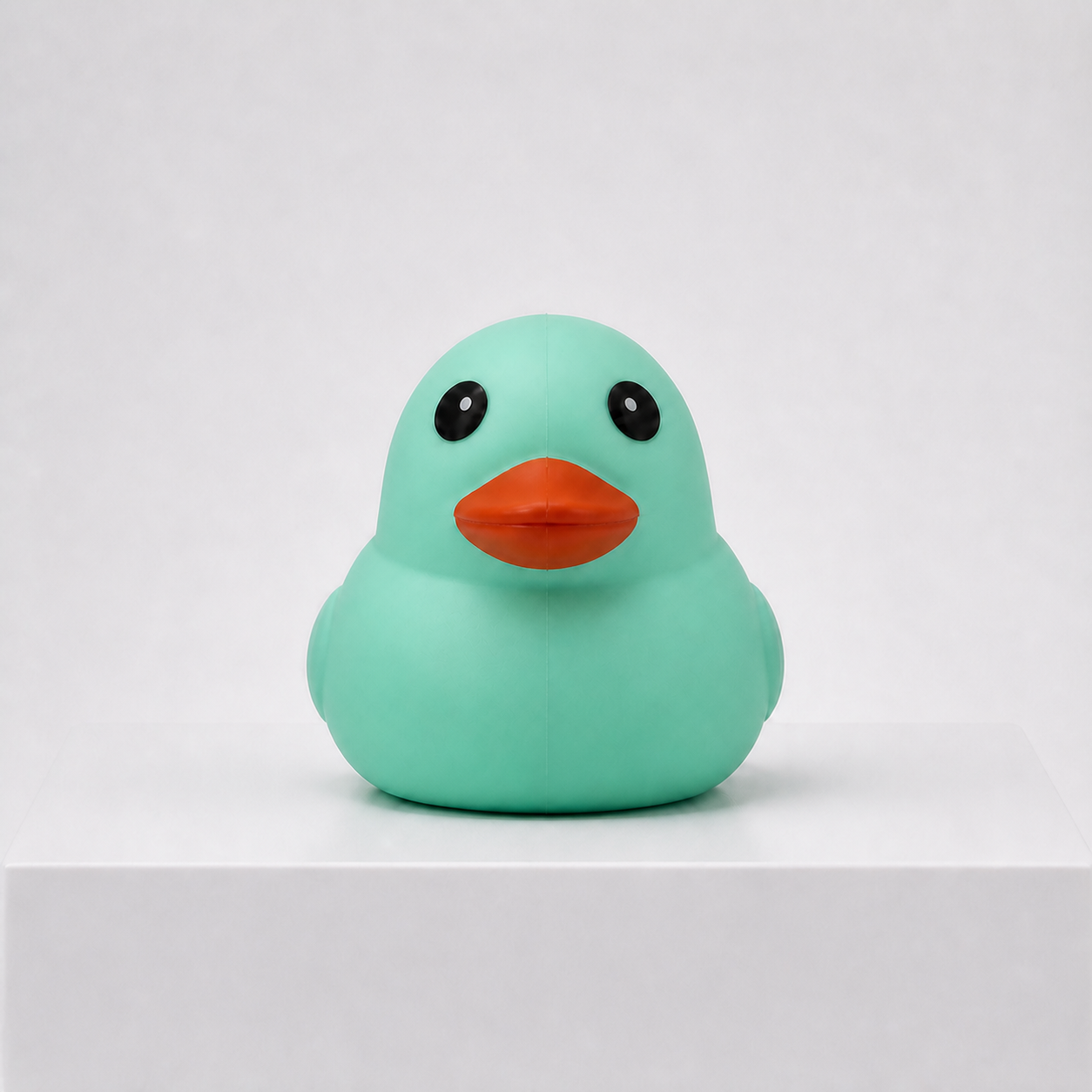 Sunny Days Entertainment Jumbo Squeezy Duck sensory fidget toy in Turquoise