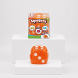Sunny Days Entertainment Squeeezy Dice Sensory Fidget Toy — Orange