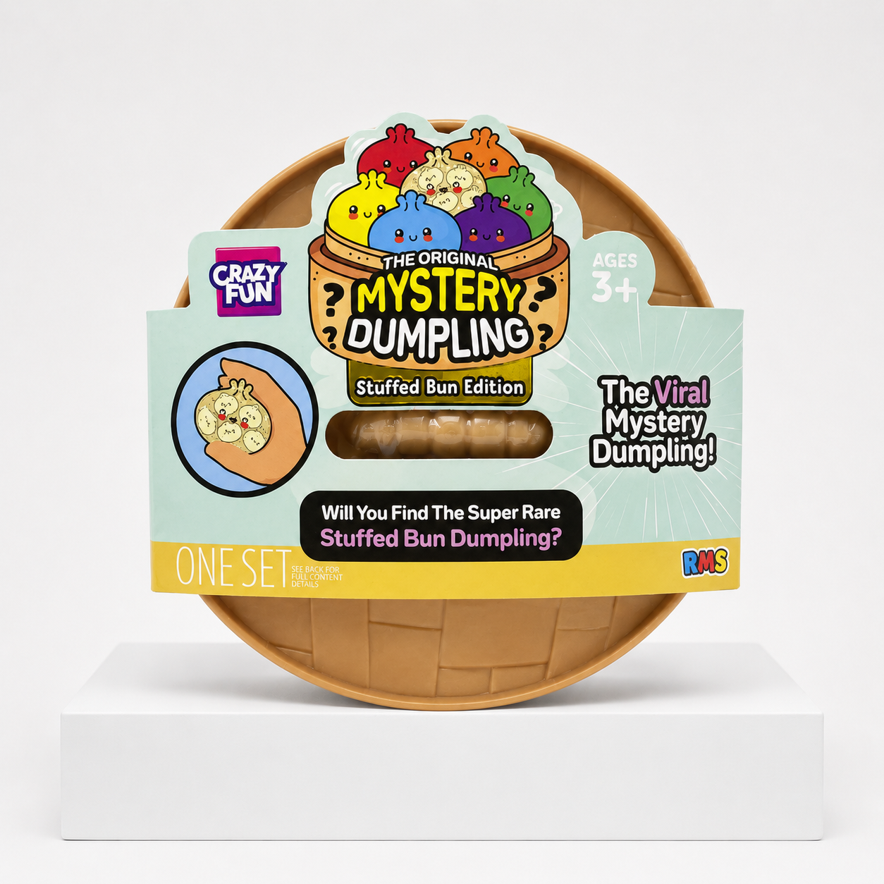 Crazy Fun Squishy Bun The Original Mystery "Dumpling" (Stuff Bun Edition) Blind Box