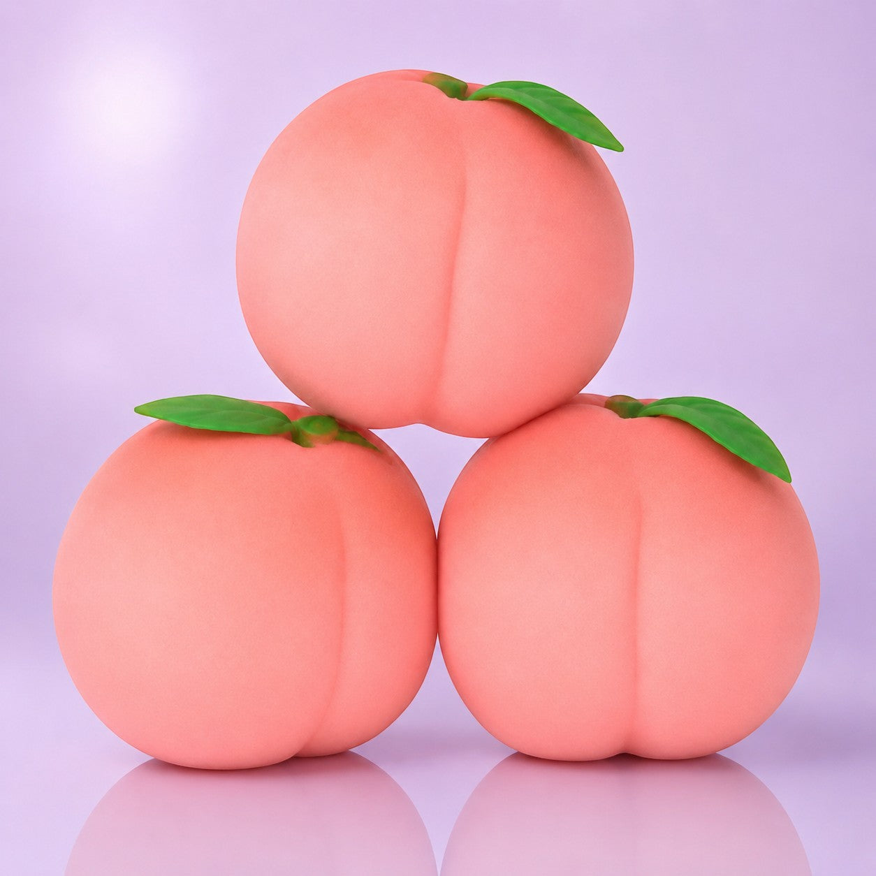 Squish Planet Sunny Days Entertainment Squeezy Peach Sensory Fidget Toy product image showing the Squeezy squishy fidget toy for online shopping.