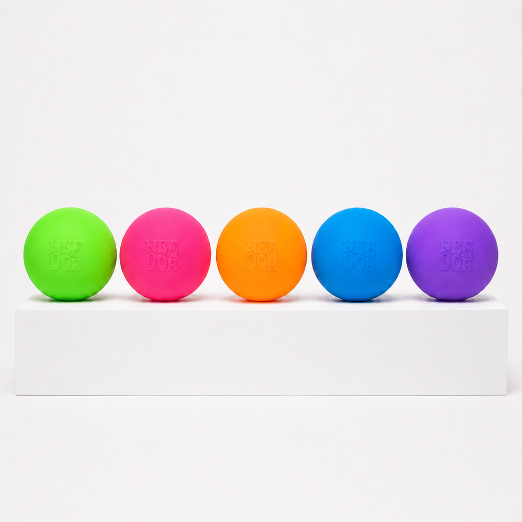Teenie NeeDoh Groovy Glob Three-Pack Sensory Toy
