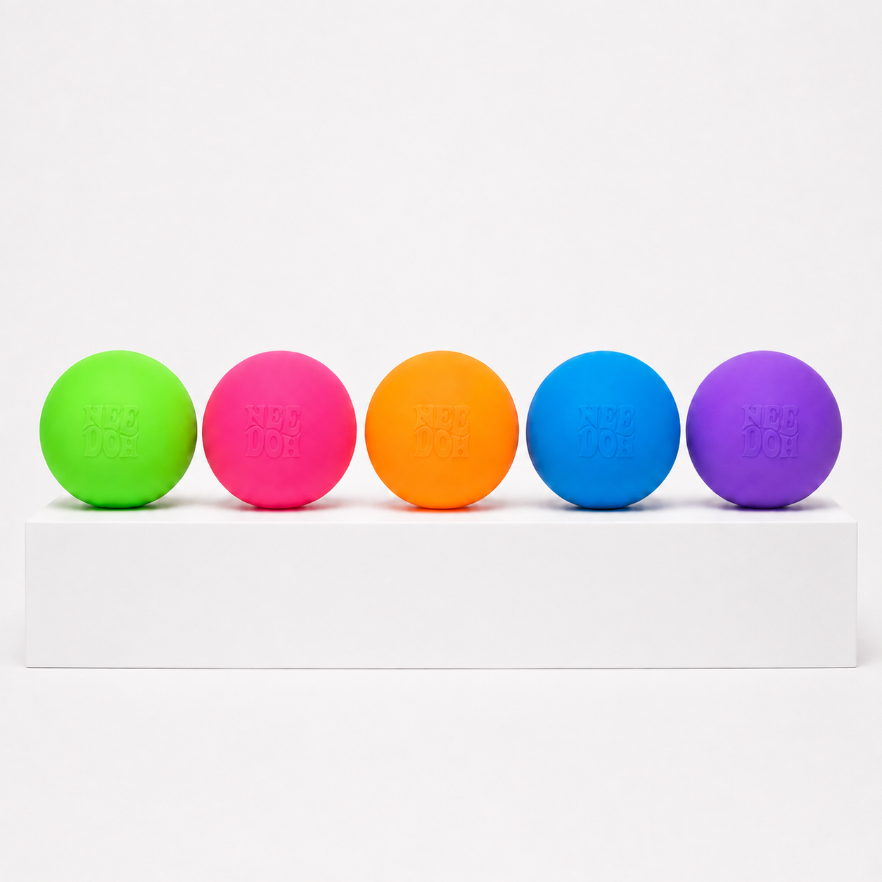 Teenie NeeDoh Groovy Glob Three-Pack Sensory Toy