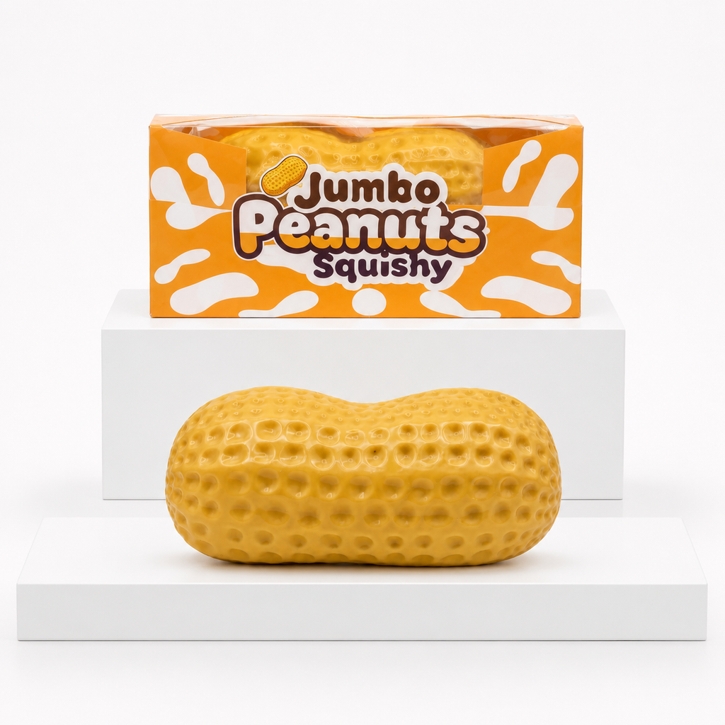 The Viral Jumbo Peanut Squishy Fidget Toy – main product view