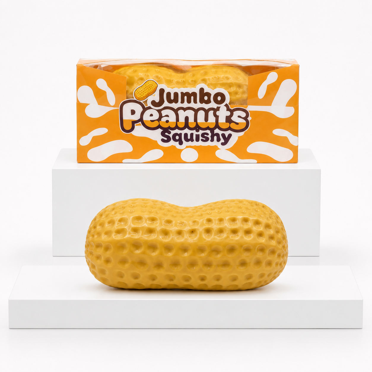 The Viral Jumbo Peanut Squishy Fidget Toy – main product view