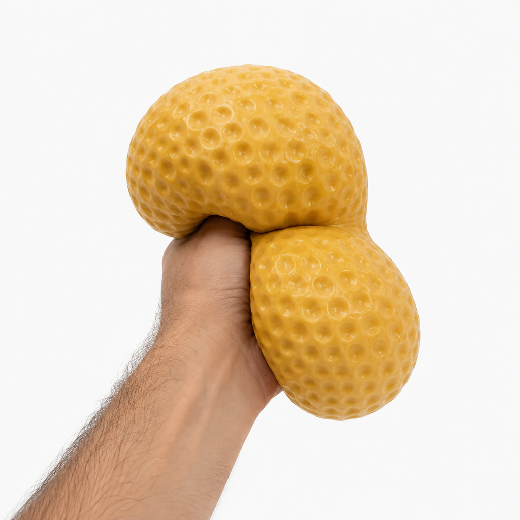 The Viral Jumbo Peanut Squishy Fidget Toy – detail view 1