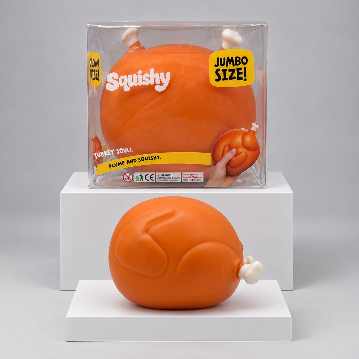 The Big Squij Turkey Slow-Rise Jumbo Squishy Toy