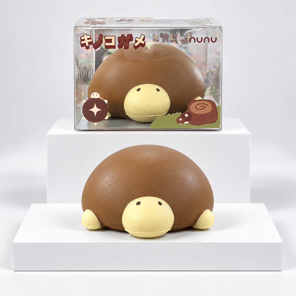 Nunu Mushroom Turtle Squishy Toy
