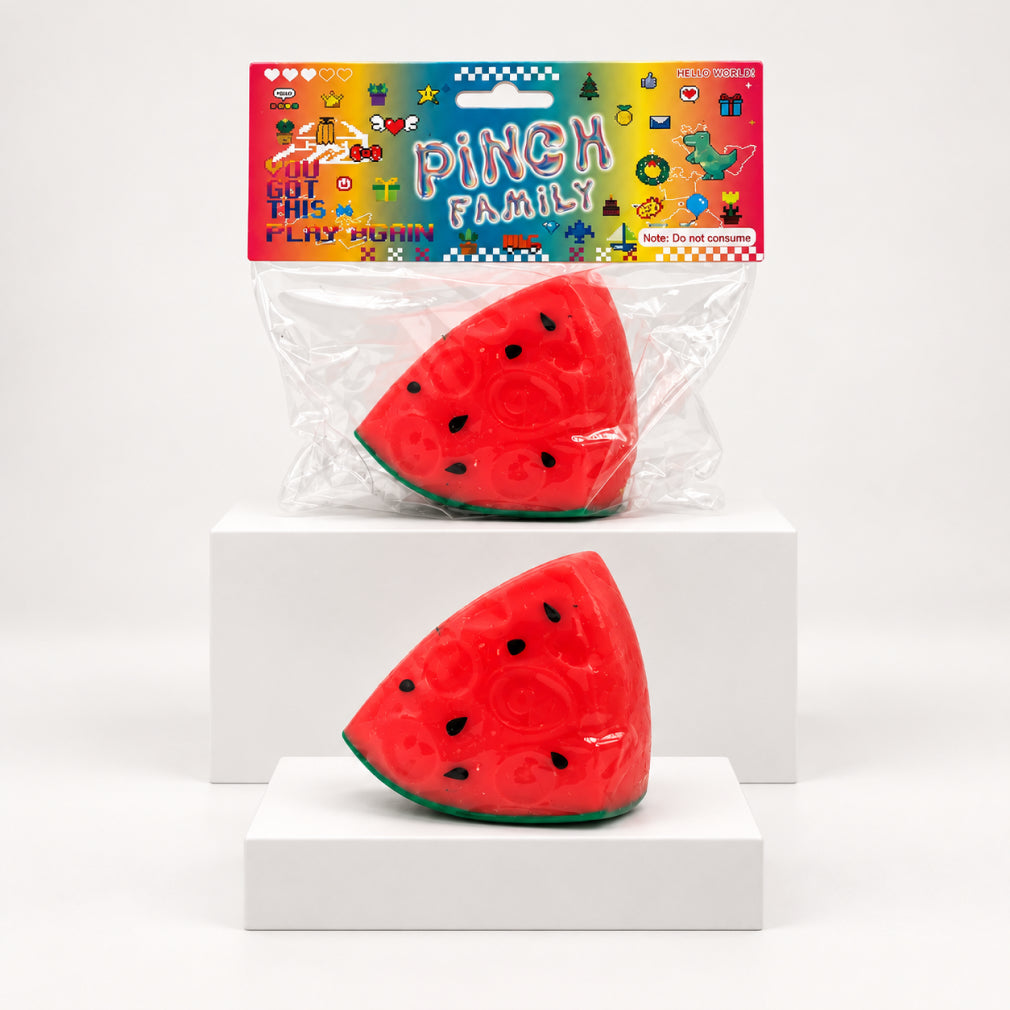 Pinch Family Crunchy Watermelon Squishy Toy
